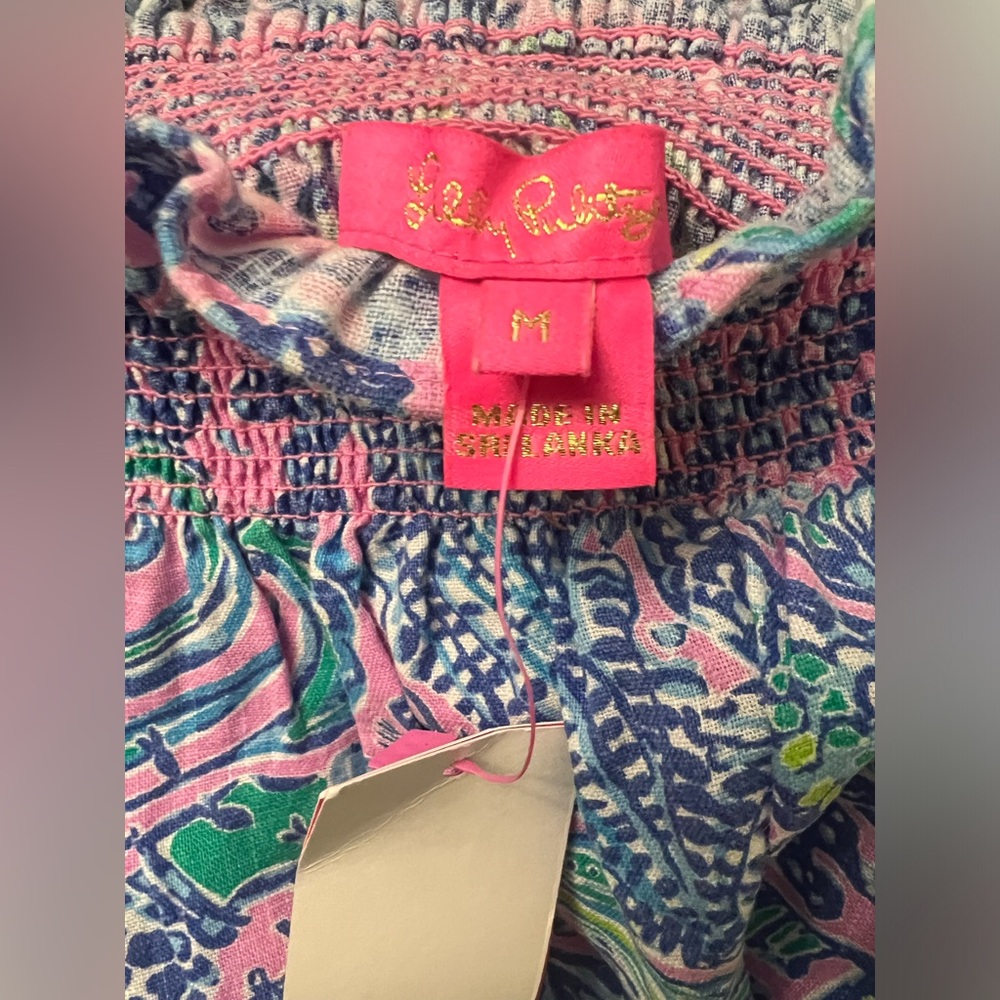 Lilly Pulitzer Leanne Off the Shoulder We Mermaid It - Picture 4 of 5